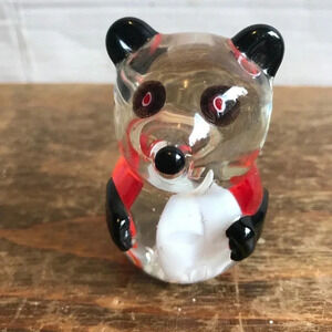 Panda Paperweight/Glass Art